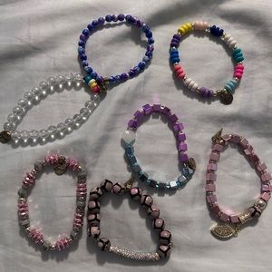 Ermish Beaded Bracelets, 7 in total